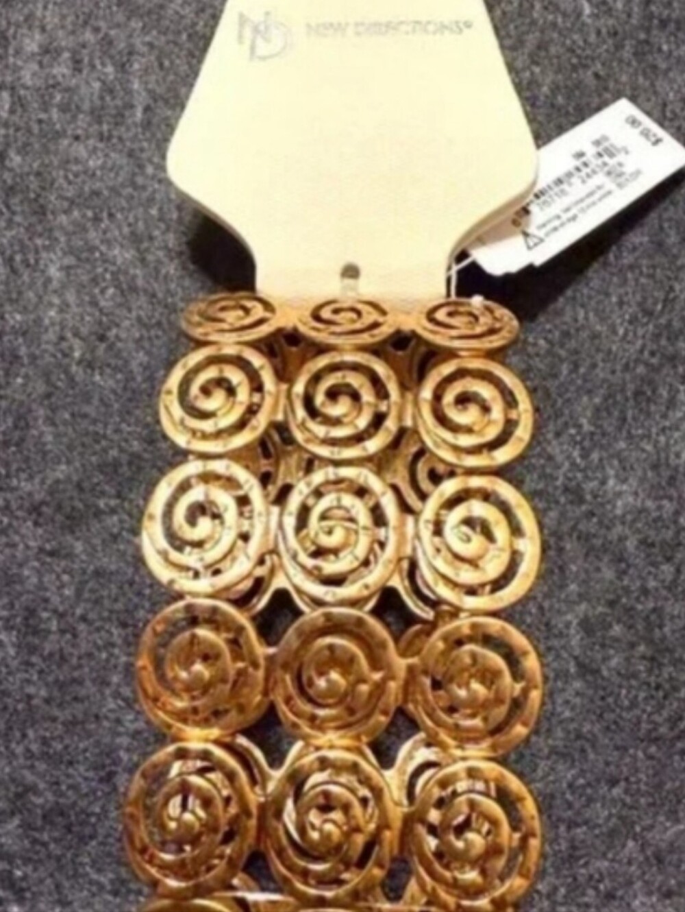 New Directions Bronze Spiral bracelet